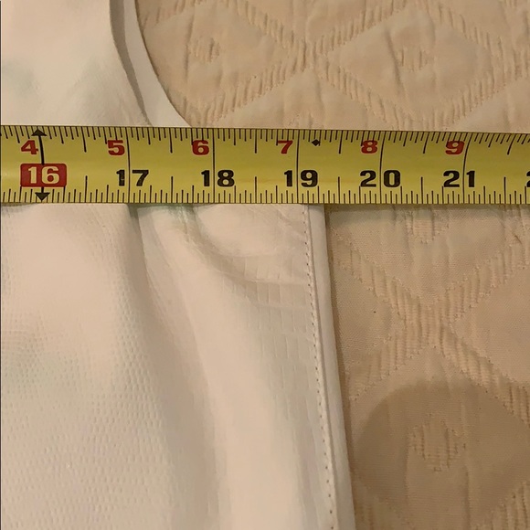 Lafayette 148 white leather tunic size S - Picture 5 of 7